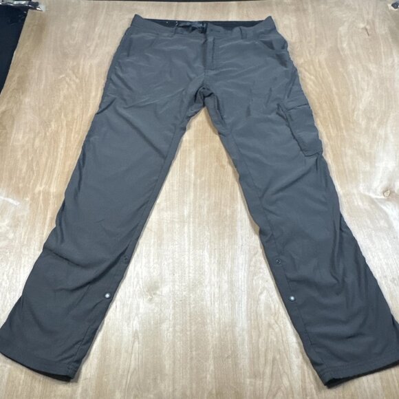 Prana Mens Size 36X32 Cargo Outdoor Hiking Roll Tab Pants - Picture 1 of 6